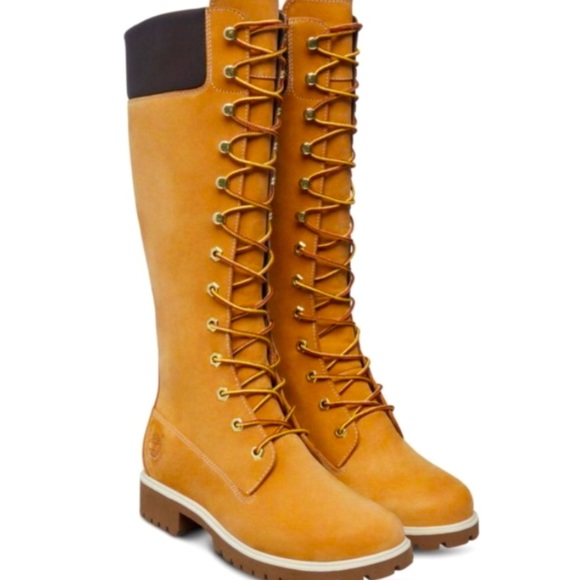 tall lace up timberland boots